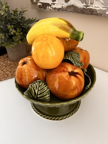 Vintage majolica pottery - majolica,