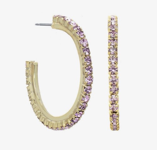 Tova slim hoops earrings - tova, in