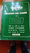 TRIUMPH Trident T150 Motorcycle Replacement Parts Catalogue 1969