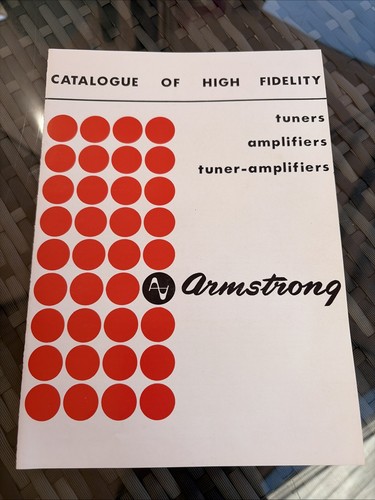 Armstrong amplifier leaflet - armstrong,