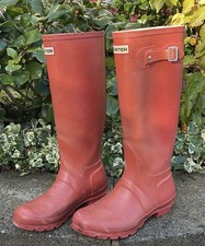 Red Hunter Wellies Wellington’s UK Size 5