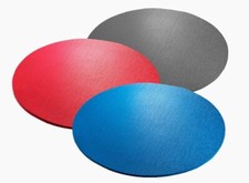 Vertical Stand Up Sunbed Round Comfy Stand on foam Floor mat Blue, Red or Grey