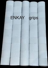 ENKAY WHITE Chevron Cricket Bat Grips Top Quality & Great Value 5 Pcs
