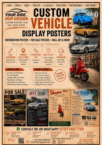 Car show sign - show, information