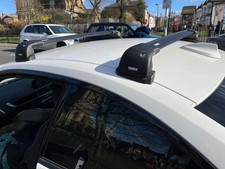 THULE WingBar EDGE 9592 Black with 3028 Fitting Kit for BMW