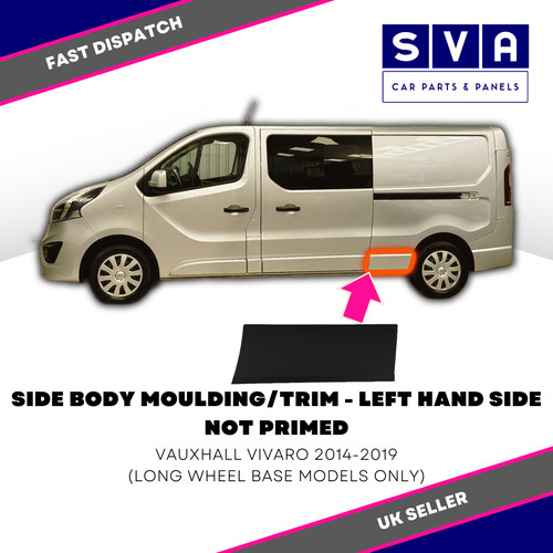 Vauxhall vivaro 2014 2019 - vauxhall, side