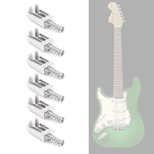 Silver tremolo bridge - bridge, saddles