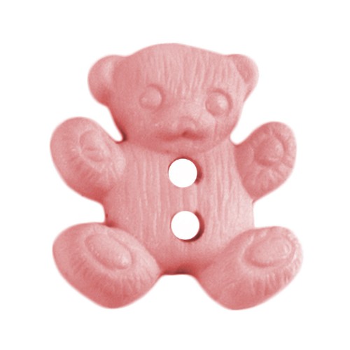 18mm pink teddy bear - pink,