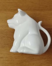 Milk Cream Jug Small White Cow