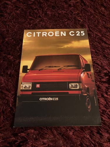 Citroen c25 van brochure - van, 1993