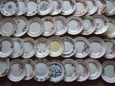 10 x Vintage Mismatched Bone China Tea Plates Wedding Tea Party Cafe Tea Rooms
