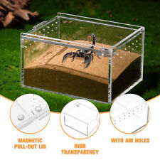  Spider Tank Glass Terrarium Reptile Acrylic Crawling Pet Box Enclosure Baby