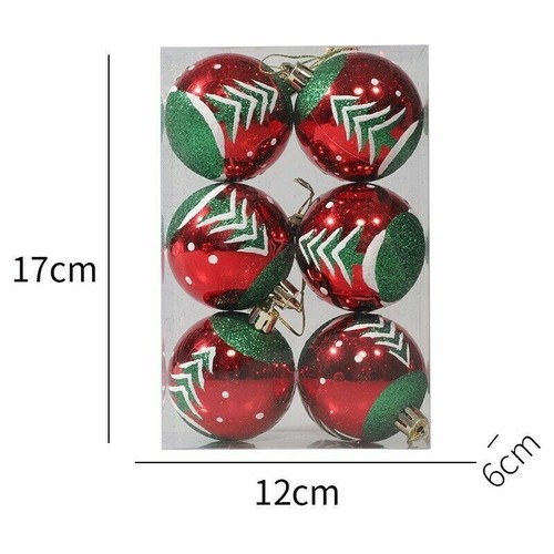 Christmas tree balls - 6x,