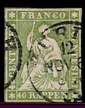 95002bf switzerland stamp - -,
