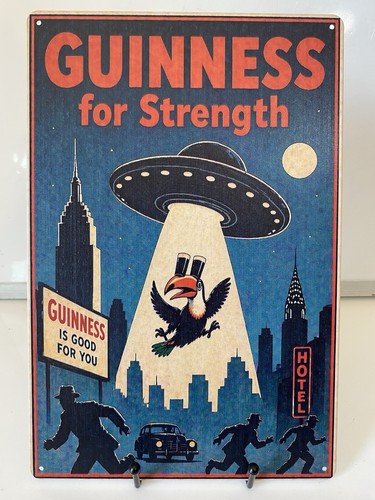 Guinness beer metal sign - sign,