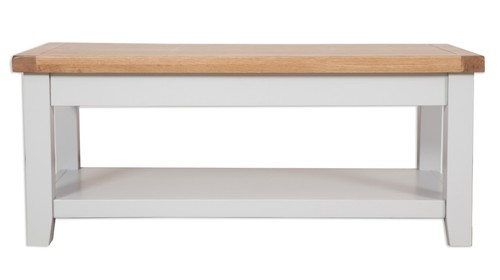 Oak coffee table shelf - oak,