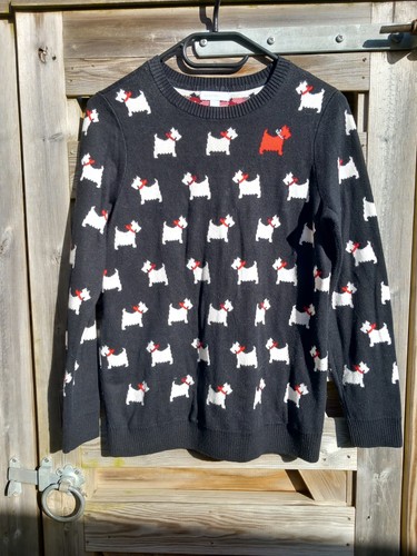Black red white jumper size - black,