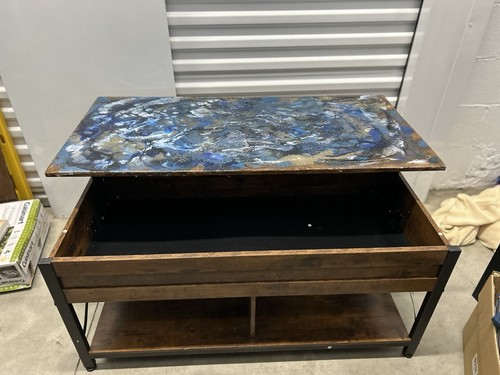 Rectangular coffee table dark - rectangular,