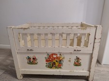 Vintage wooden Dolls Cot