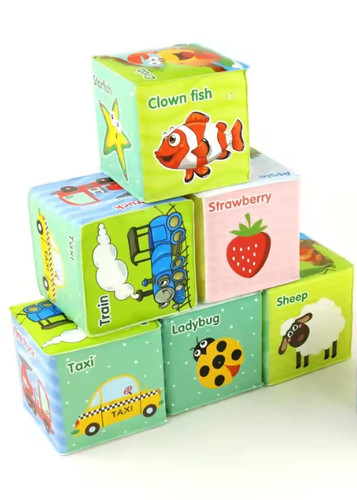 Sensory soft blocks baby - soft,