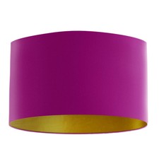 Plum Velvet Handmade Lampshade
