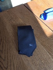 Burberry original navy blue tie