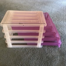 Desktop 4 Drawers Storage Mini Cabinet Plastic Box Stationary Office A4Organiser