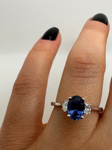 Platinum trilogy oval blue - trilogy,