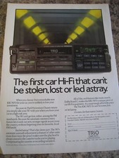 TRIO FIRST CAR HI-FI THAT