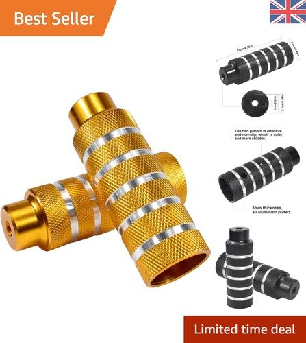2pcs gold aluminum alloy - 2pcs,