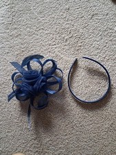 Royal Blue Fascinator.Brand