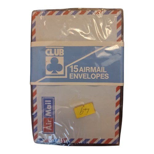 Vintage club airmail envelopes - club,
