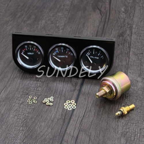 12v 52mm triple gauge - gauge, kit