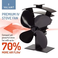 Valiant Premium 4 Stove Fan - Heat Powered for Log Burners and Stoves - FIR361