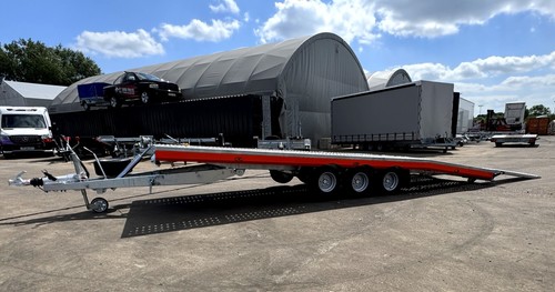 Tilt bed car transporter - tilt,