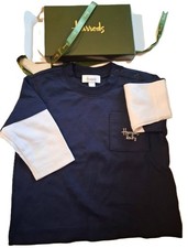 Harrods Pima Cotton Long-sleeve Baby Top, 0-3 months