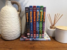 Rare Naruto DVD Bundle Series 1-4 + Ninja Clash Movie Excellent Condition Anime