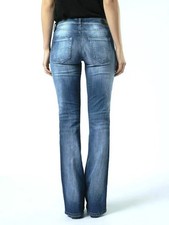 DIESEL Lowleeh Slim-Bootcut Low Waist  Stretch Soft Jeans Women's W32/L30 Zip