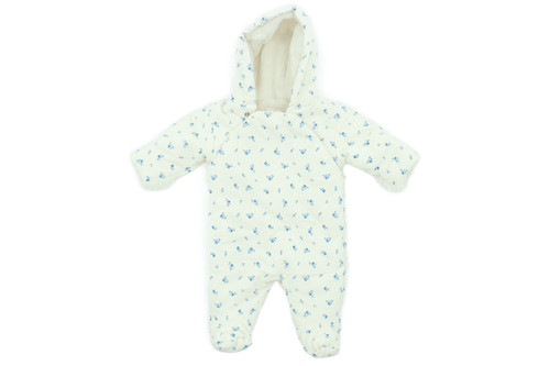 Baby girl pramsuit - baby, white