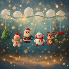 6 Christmas Floating Aquarium