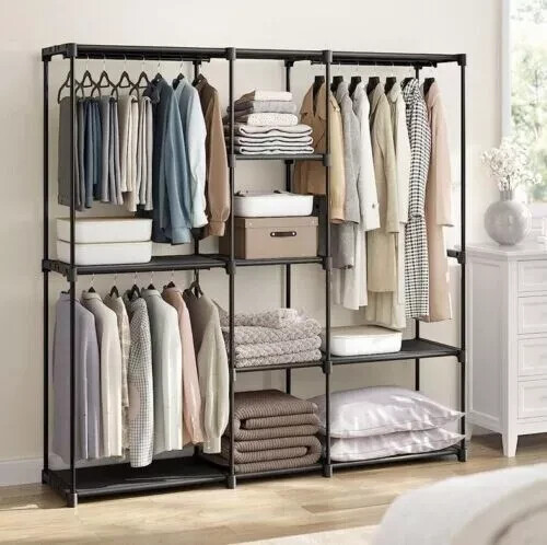 Industrial open wardrobe - industrial,