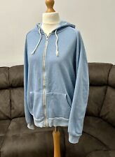 Cedar Wood State. Unisex. Hoodie. Zip. Pockets. Size XL. Sky Blue. 