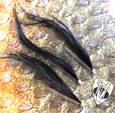 3 V Fly 1.5 Inch Ultimate Alta Conehead Sunray Shadow Salmon Tube Flies & Hooks