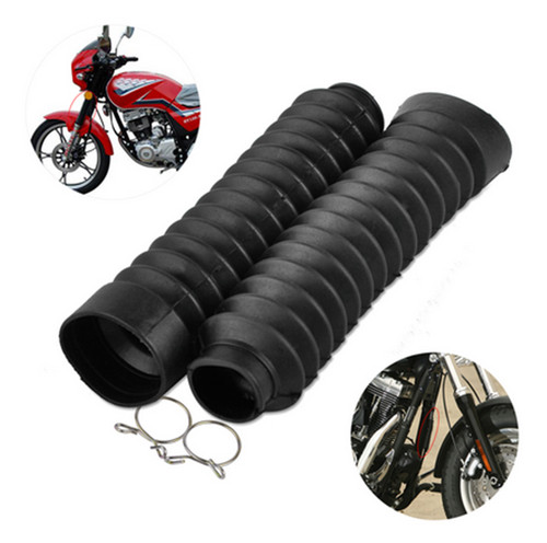 2pcs rubber front fork boot - front,