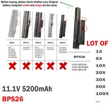 LOT Battery BPS26 For SONY