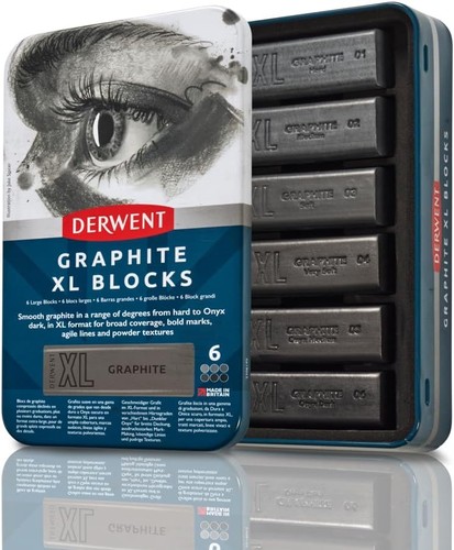 Derwent graphite blocks in - xl,