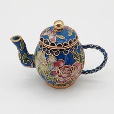 Vintage Floral Mini Teapot