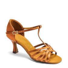 Dansport Ballroom Dance shoes Shimmer tan Size 6 -RETAILS AT £72- WORN ONCE 