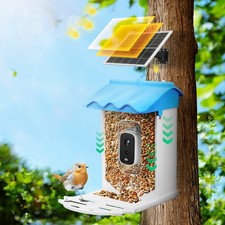 HD2560*1440 Smart Solar Bird Feeder with Camera, AI Identify 11000+ Bird Species