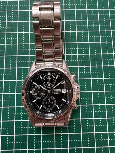 Seiko chronograph 100m men - chronograph,